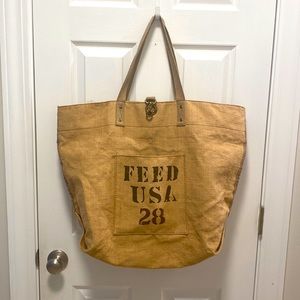 FEED USA 28 burlap bag
